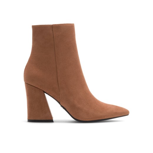 Botki Nine West SATI 13196A Brązowy ze sklepu eobuwie.pl w kategorii Botki - zdjęcie 184210639
