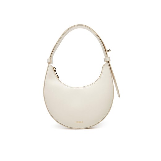 Torebka Furla Delizia Mini WE00649 AX0733 CN PNN00 Écru ze sklepu eobuwie.pl w kategorii Torebki hobo - zdjęcie 184210657