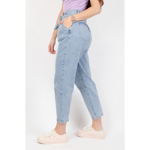 JASNE SPODNIE JEANSOWE TYPU BALLOON JEANS Z WYSOKIM STANEM ze sklepu olika.com.pl w kategorii Jeansy damskie - zdjęcie 184211046