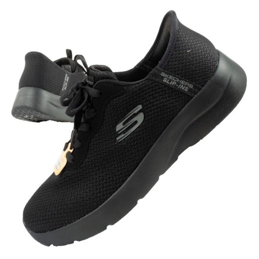 Buty Skechers Dynamight 2.0 Slip-Ins 150480/BBK czarne ze sklepu ButyModne.pl w kategorii Buty sportowe damskie - zdjęcie 184212217