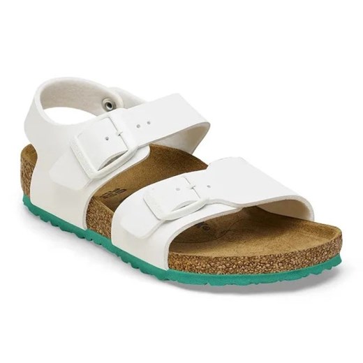 Sandały Birkenstock New York Bs Jr 1026836 białe ze sklepu ButyModne.pl w kategorii Sandały dziecięce - zdjęcie 184212307