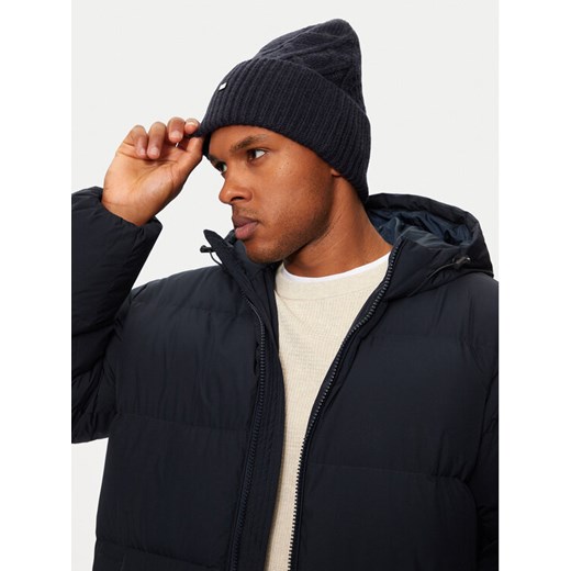 Tommy Hilfiger Czapka Flag Cable AM0AM12810 Granatowy ze sklepu MODIVO w kategorii Czapki zimowe męskie - zdjęcie 184212648