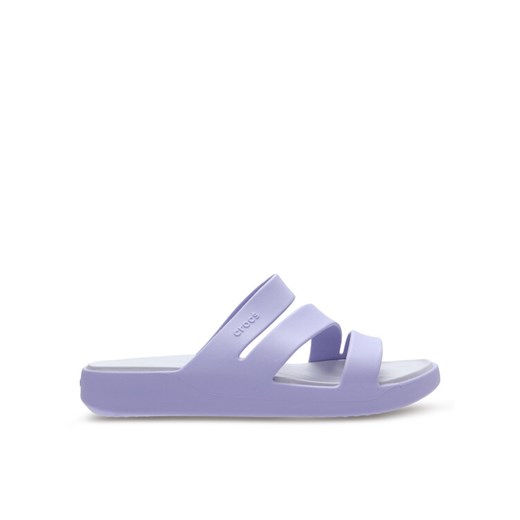 Klapki Crocs Getaway Strappy 209587 Fioletowy ze sklepu eobuwie.pl w kategorii Klapki damskie - zdjęcie 184214189
