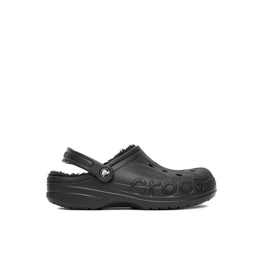 Klapki Crocs C-BAYA LINED CLOG 205969-060 W Czarny ze sklepu eobuwie.pl w kategorii Klapki męskie - zdjęcie 184214195