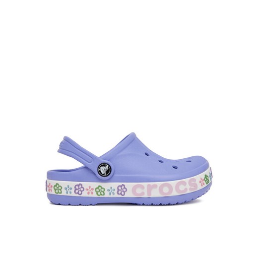 Klapki Crocs C-BAYABAND CLOG K 211302-5PY Fioletowy ze sklepu eobuwie.pl w kategorii Klapki dziecięce - zdjęcie 184214198