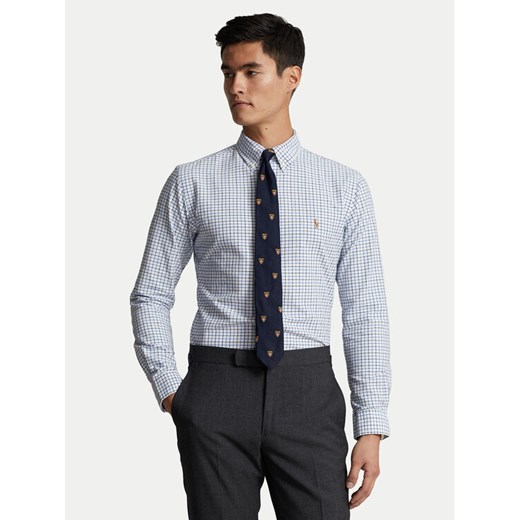 Polo Ralph Lauren Koszula 710922273002 Błękitny Custom Fit ze sklepu MODIVO w kategorii Koszule męskie - zdjęcie 184214435