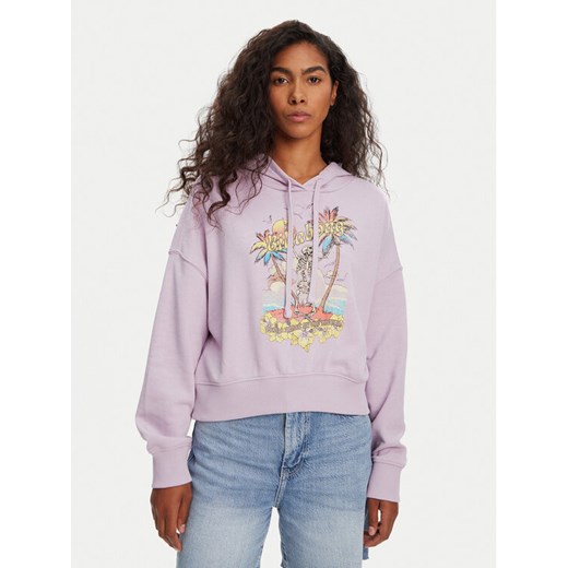 Billabong Bluza All Time EBJFT00146 Fioletowy Boxy Fit ze sklepu MODIVO w kategorii Bluzy damskie - zdjęcie 184214438