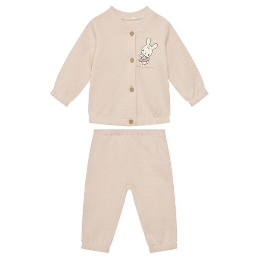 United Colors Of Benetton Dres 3J70AK012 Niebieski Regular Fit ze sklepu MODIVO w kategorii Komplety niemowlęce - zdjęcie 184214457