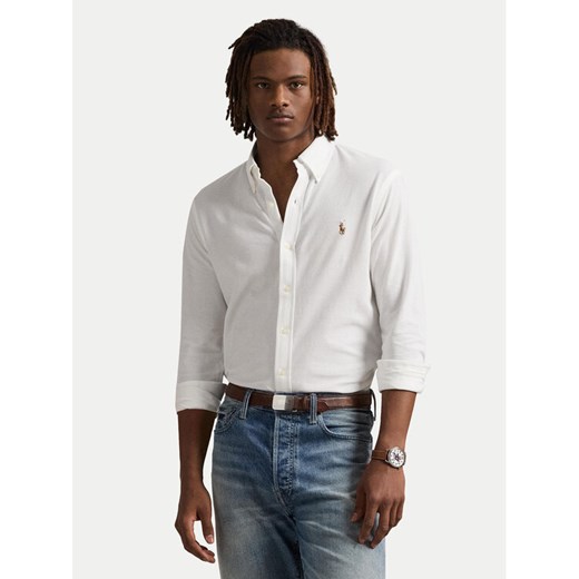 Polo Ralph Lauren Koszula 710979488003 Biały Regular Fit ze sklepu MODIVO w kategorii Koszule męskie - zdjęcie 184214465