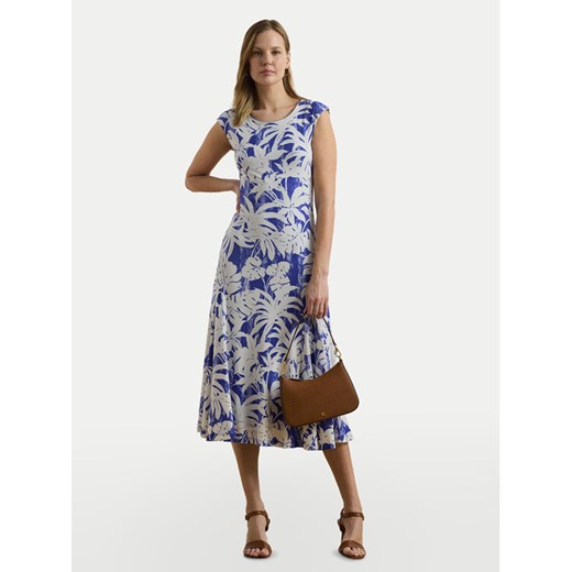 LAUREN RALPH LAUREN Sukienka codzienna 200971078001 Niebieski Regular Fit ze sklepu MODIVO w kategorii Sukienki - zdjęcie 184214468