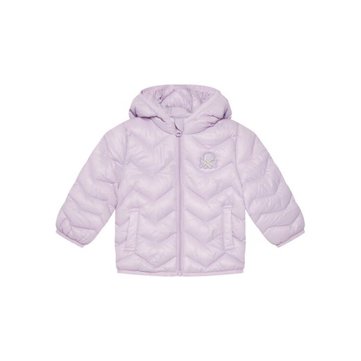 United Colors Of Benetton Kurtka zimowa 21INGN02Z Fioletowy Regular Fit ze sklepu MODIVO w kategorii Kurtki dziewczęce - zdjęcie 184214477