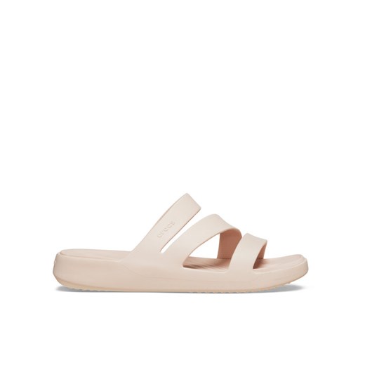Crocs Klapki Getaway Strappy 209587 Écru ze sklepu MODIVO w kategorii Klapki damskie - zdjęcie 184214487