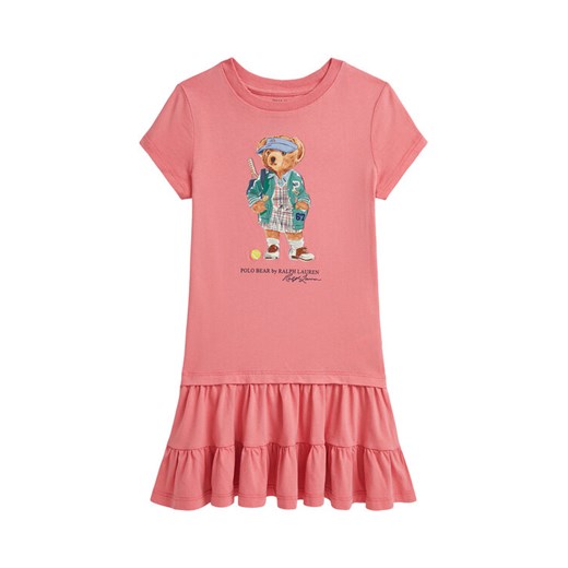 Polo Ralph Lauren Sukienka codzienna 312971130001 Różowy Regular Fit ze sklepu MODIVO w kategorii Sukienki dziewczęce - zdjęcie 184214528
