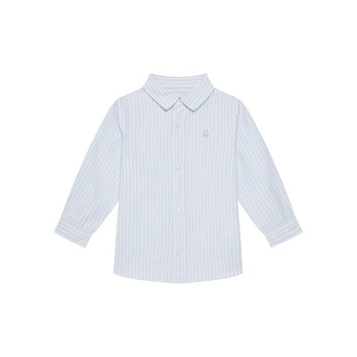 United Colors Of Benetton Koszula 54AZGQ00J Błękitny Regular Fit ze sklepu MODIVO w kategorii Koszule chłopięce - zdjęcie 184214547