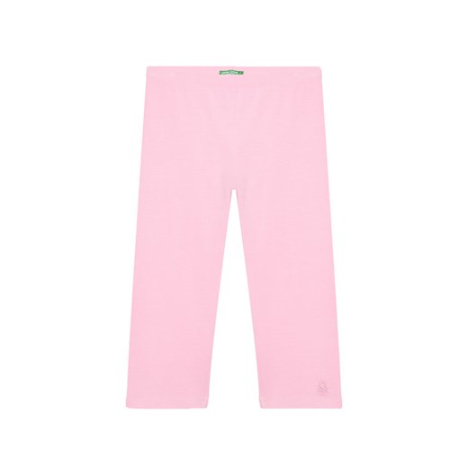 United Colors Of Benetton Legginsy 3MT1CF02J Różowy Slim Fit ze sklepu MODIVO w kategorii Spodnie dziewczęce - zdjęcie 184215777