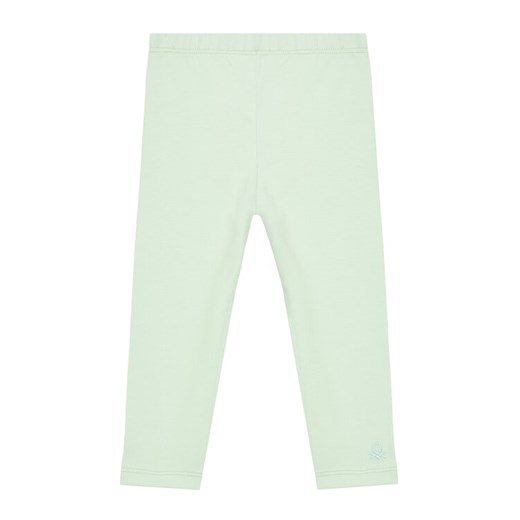 United Colors Of Benetton Legginsy 3MT1GF01L Zielony Slim Fit ze sklepu MODIVO w kategorii Spodnie dziewczęce - zdjęcie 184215799