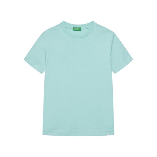 United Colors Of Benetton T-Shirt 3I1XC109W Niebieski Regular Fit ze sklepu MODIVO w kategorii T-shirty chłopięce - zdjęcie 184215837