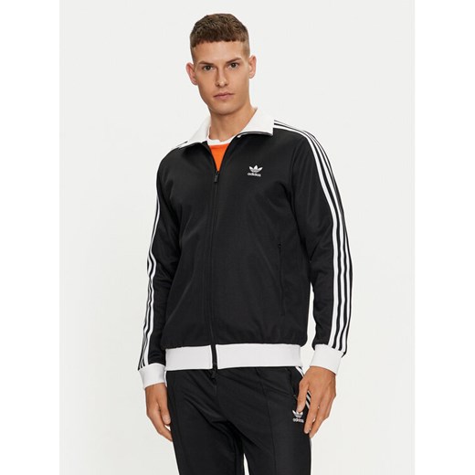 adidas Bluza adicolor Classics Beckenbauer II5763 Czarny Slim Fit ze sklepu MODIVO w kategorii Bluzy męskie - zdjęcie 184215877