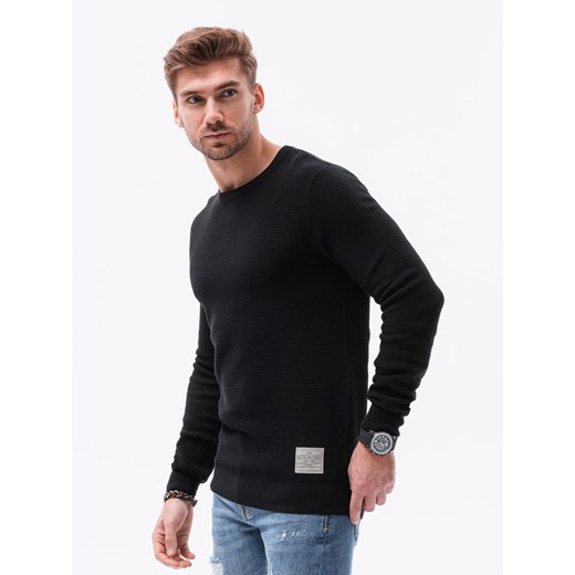 Sweter męski - czarny V4 E185 XXL ombre okazja