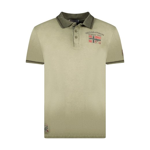 Geographical Norway Koszulka polo &quot;Kotz&quot; w kolorze khaki ze sklepu Limango Polska w kategorii T-shirty męskie - zdjęcie 184217316