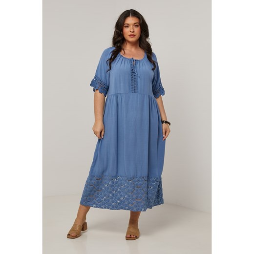 Curvy Lady Sukienka w kolorze niebieskim Curvy Lady 48/50 wyprzedaż Limango Polska