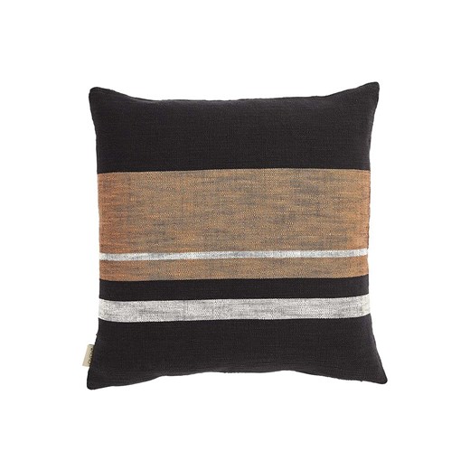 OYOY living design Poszewka w kolorze czarno-jasnobrązowym na poduszkę - 50 x 50 cm ze sklepu Limango Polska w kategorii Poduszki dekoracyjne - zdjęcie 184217629