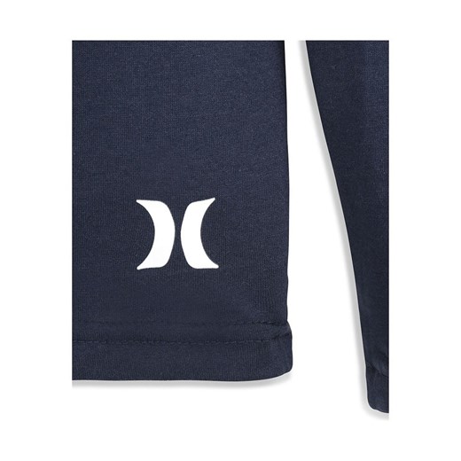 T-shirt męski niebieski Hurley z długim rękawem 
