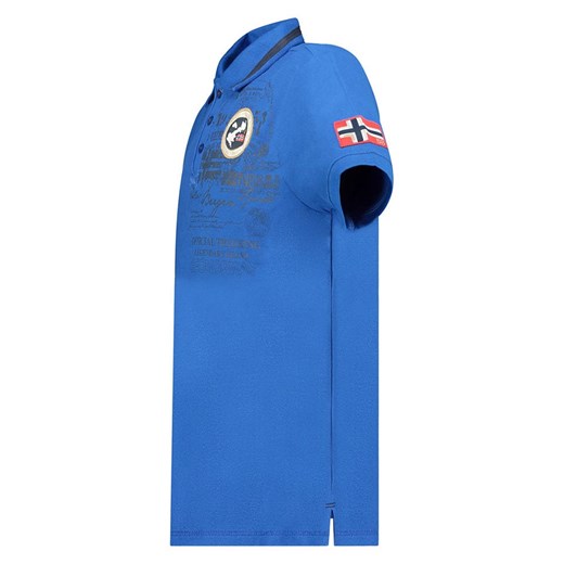 T-shirt męski Geographical Norway z bawełny z krótkimi rękawami 
