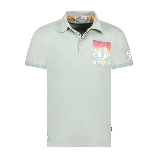 Geographical Norway Koszulka polo &quot;Kumping&quot; w kolorze miętowym ze sklepu Limango Polska w kategorii T-shirty męskie - zdjęcie 184217909