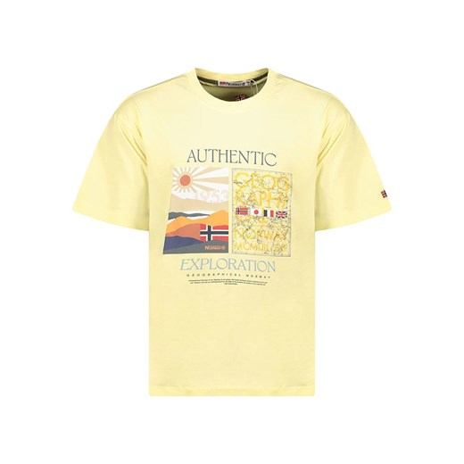 Geographical Norway Koszulka &quot;Authentic&quot; w kolorze żółtym ze sklepu Limango Polska w kategorii T-shirty męskie - zdjęcie 184217917