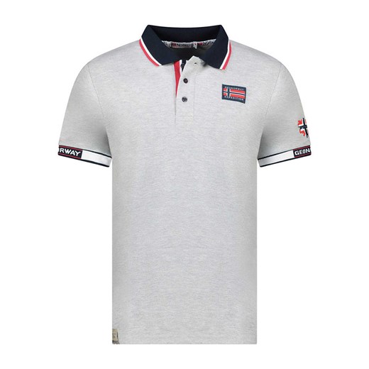 Geographical Norway Koszulka polo &quot;Kauge&quot; w kolorze szarym ze sklepu Limango Polska w kategorii T-shirty męskie - zdjęcie 184217945