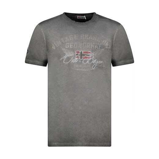 Geographical Norway Koszulka &quot;Jross&quot; w kolorze antracytowym ze sklepu Limango Polska w kategorii T-shirty męskie - zdjęcie 184217969