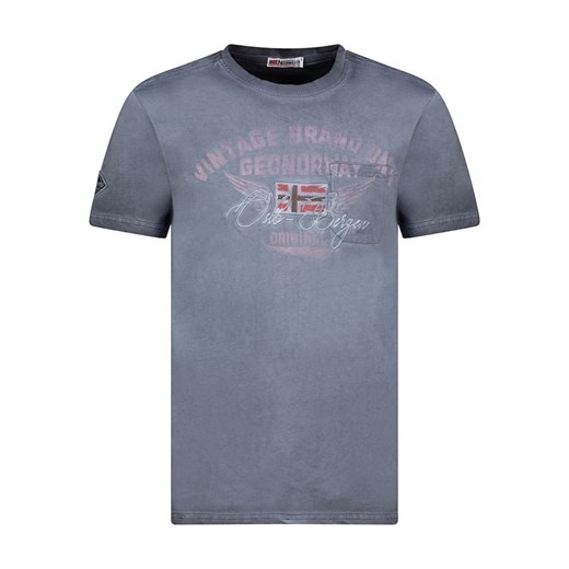 Geographical Norway Koszulka &quot;Jross&quot; w kolorze granatowym ze sklepu Limango Polska w kategorii T-shirty męskie - zdjęcie 184217977