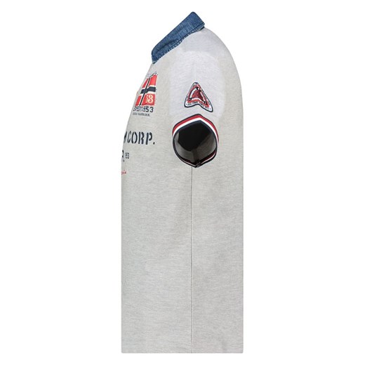 T-shirt męski Geographical Norway z krótkim rękawem