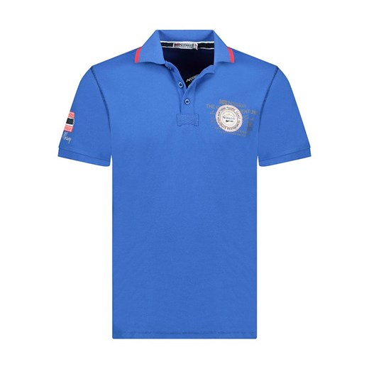 Geographical Norway Koszulka polo &quot;Kilsvik&quot; w kolorze niebieskim ze sklepu Limango Polska w kategorii T-shirty męskie - zdjęcie 184217997