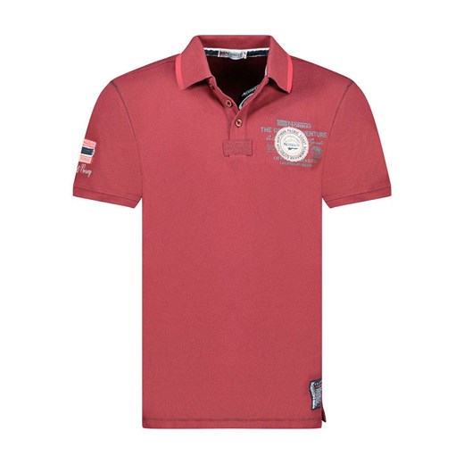 Geographical Norway Koszulka polo &quot;Kilsvik&quot; w kolorze czerwonym ze sklepu Limango Polska w kategorii T-shirty męskie - zdjęcie 184218005