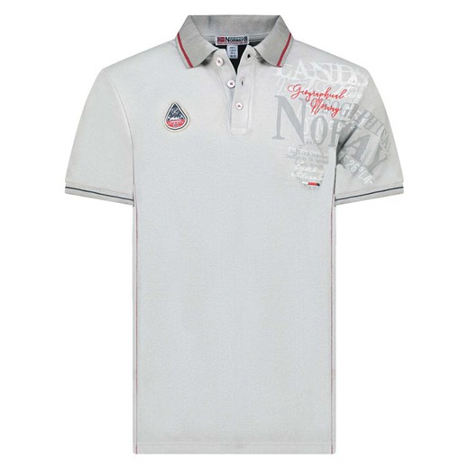 Geographical Norway Koszulka polo &quot;Adventure&quot; w kolorze szarym ze sklepu Limango Polska w kategorii T-shirty męskie - zdjęcie 184218057