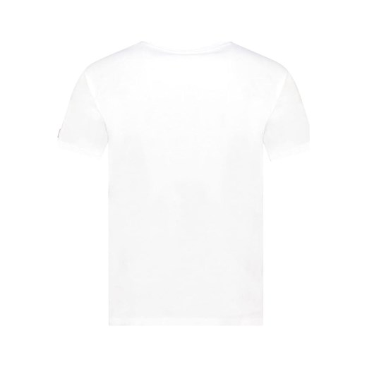 T-shirt męski Geographical Norway biały z krótkim rękawem 