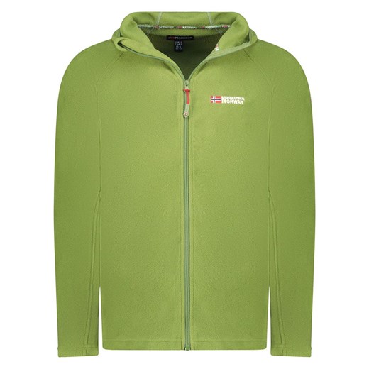 Geographical Norway Kurtka polarowa &quot;Tugood&quot; w kolorze zielonym ze sklepu Limango Polska w kategorii Bluzy męskie - zdjęcie 184218117