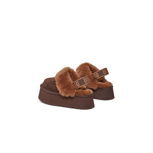 Kapcie Ugg W Funkette 1113474 Brązowy 40 eobuwie.pl