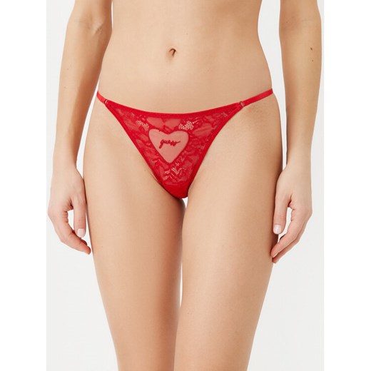 Guess Stringi O5RE29 KBGT0 Czerwony Regular Fit ze sklepu MODIVO w kategorii Majtki damskie - zdjęcie 184218767