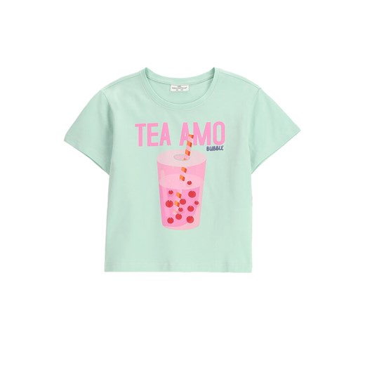 Coccodrillo T-Shirt WC5143203HGJ Zielony Regular Fit ze sklepu MODIVO w kategorii Bluzki dziewczęce - zdjęcie 184218769