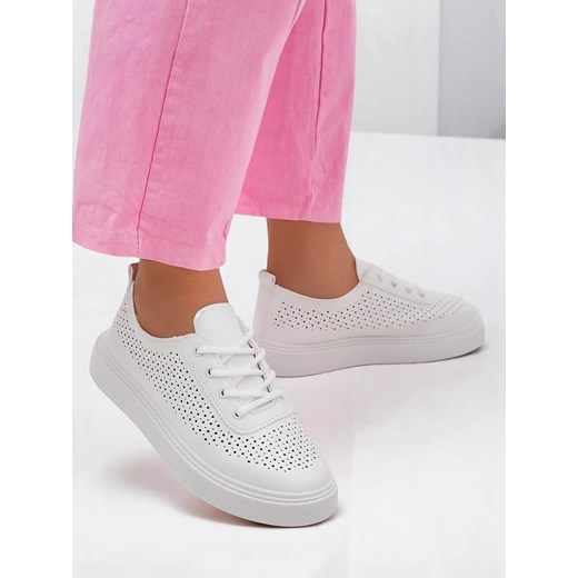 Royalfashion Ażurowe damskie sportowe półbuty sznurowane Adette Royalfashion.pl 38 wyprzedaż royalfashion.pl