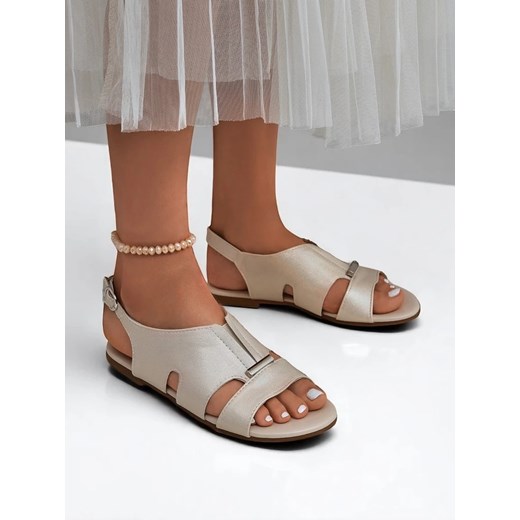 Royalfashion Damskie sandały na płaskiej podeszwie Solea Comfort ze sklepu royalfashion.pl w kategorii Sandały damskie - zdjęcie 184219795
