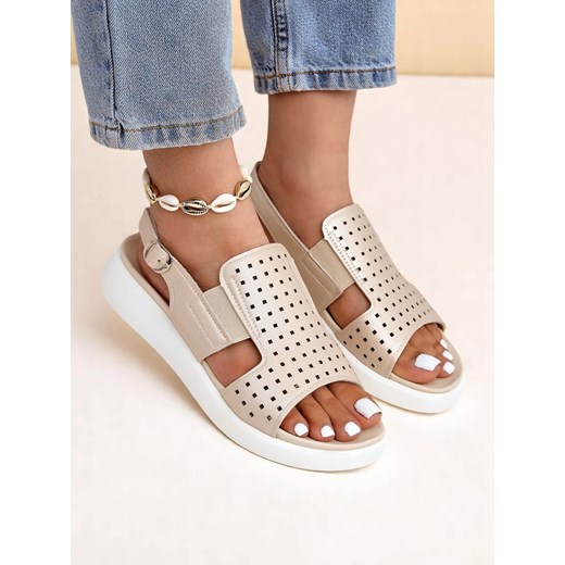 Royalfashion Damskie sandały na grubszej podeszwie BreezyStep ze sklepu royalfashion.pl w kategorii Sandały damskie - zdjęcie 184220605