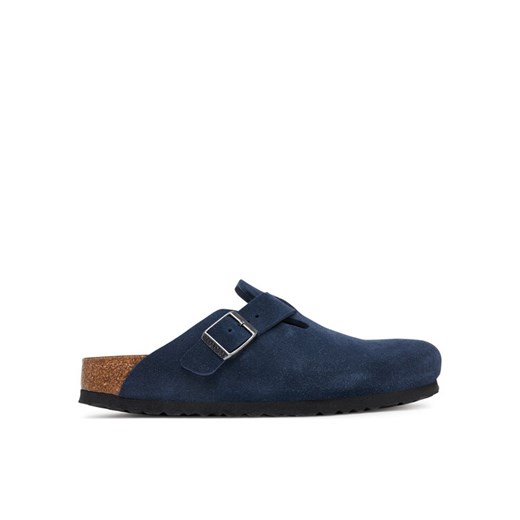 Klapki Birkenstock Boston 1030902 Granatowy ze sklepu eobuwie.pl w kategorii Klapki damskie - zdjęcie 184221728