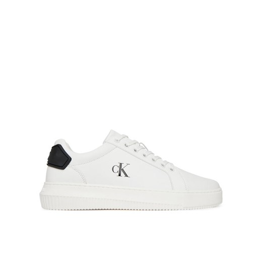 Sneakersy Calvin Klein Jeans Chunky Cupsole Ru Patch Lth YM0YM01296 Biały ze sklepu eobuwie.pl w kategorii Buty sportowe męskie - zdjęcie 184221745
