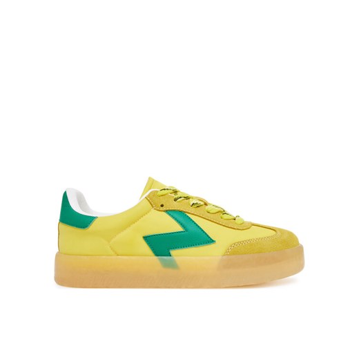 Sneakersy Aldo Retrostep 14002056 Żółty ze sklepu eobuwie.pl w kategorii Buty sportowe damskie - zdjęcie 184221809