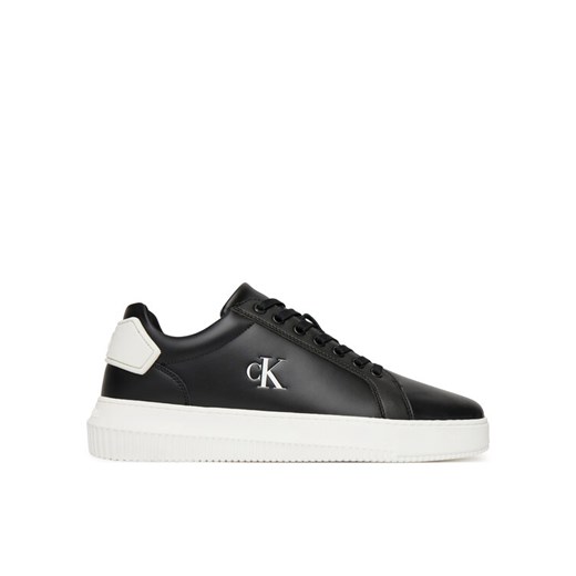 Sneakersy Calvin Klein Jeans Chunky Cupsole Ru Patch Lth YM0YM01296 Czarny ze sklepu eobuwie.pl w kategorii Buty sportowe męskie - zdjęcie 184221825