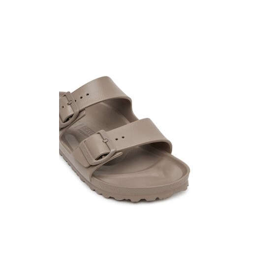 Klapki damskie BIRKENSTOCK brązowe casual płaskie 
